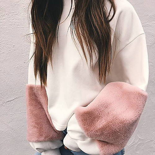 Women's Sweatshirt Sweater Pullover Artistic Style Crew Neck Color Block Sport Athleisure Sweatshirt Top Long Sleeve Breathable Soft Comfortable Everyday Use Casual Daily Outdoor / Winter
Women's Sweatshirt Sweater Pullover Artistic Style Crew Neck Color Block Sport Athleisure Sweatshirt Top Long Sleeve Breathable Soft Comfortable Everyday Use Casual Daily Outdoor / Winter