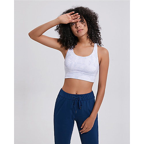 Women's Sports Bra Bra Top Running Bra Cross Back Spandex Yoga Fitness Gym Workout Breathable Quick Dry Soft Padded Medium Support White Solid Colored / Stretchy / Athletic / Athleisure
Women's Sports Bra Bra Top Running Bra Cross Back Spandex Yoga Fitness Gym Workout Breathable Quick Dry Soft Padded Medium Support White Solid Colored / Stretchy / Athletic / Athleisure