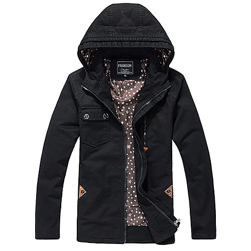 Men's Bomber Jacket Military Tactical Jacket Outdoor Solid Color Lightweight Breathable Quick Dry Soft Jacket Top Cotton Full Length Visible Zipper Hunting Fishing Climbing Black Army Green Khaki
Men's Bomber Jacket Military Tactical Jacket Outdoor Solid Color Lightweight Breathable Quick Dry Soft Jacket Top Cotton Full Length Visible Zipper Hunting Fishing Climbing Black Army Green Khaki