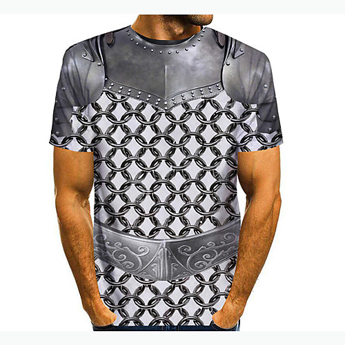 Men's T shirt 3D Print Cartoon 3D 3D Print Short Sleeve Daily Tops Casual Fashion Gray
Men's T shirt 3D Print Cartoon 3D 3D Print Short Sleeve Daily Tops Casual Fashion Gray
