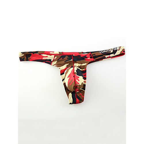 Men's 1 Piece Print G-string Underwear - Normal Low Waist Red Army Green Royal Blue S M L
Men's 1 Piece Print G-string Underwear - Normal Low Waist Red Army Green Royal Blue S M L