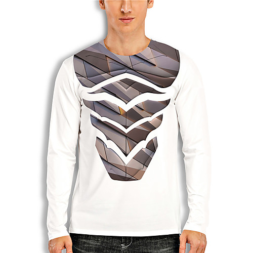 Men's T shirt 3D Print Cartoon 3D 3D Print Long Sleeve Daily Tops Casual Fashion White
Men's T shirt 3D Print Cartoon 3D 3D Print Long Sleeve Daily Tops Casual Fashion White
