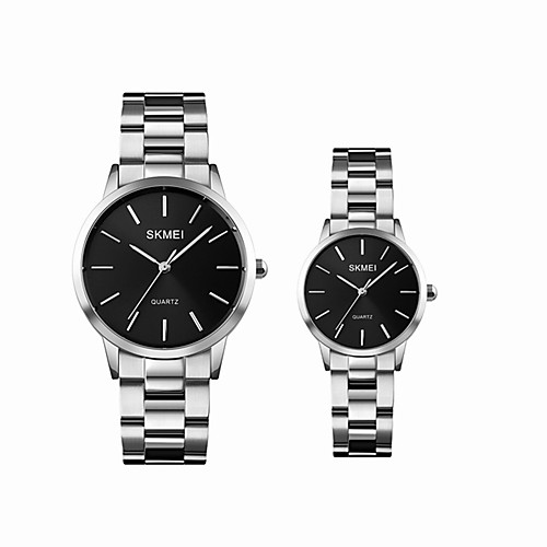 SKMEI Couple's Steel Band Watches Analog Quartz Formal Style Modern Style Minimalist Water Resistant / Waterproof Shock Resistant Casual Watch / One Year / Stainless Steel
SKMEI Couple's Steel Band Watches Analog Quartz Formal Style Modern Style Minimalist Water Resistant / Waterproof Shock Resistant Casual Watch / One Year / Stainless Steel