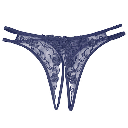Women's 1 Piece Lace / Hole G-strings & Thongs Panties - Normal Low Waist White Black Purple One-Size
Women's 1 Piece Lace / Hole G-strings & Thongs Panties - Normal Low Waist White Black Purple One-Size