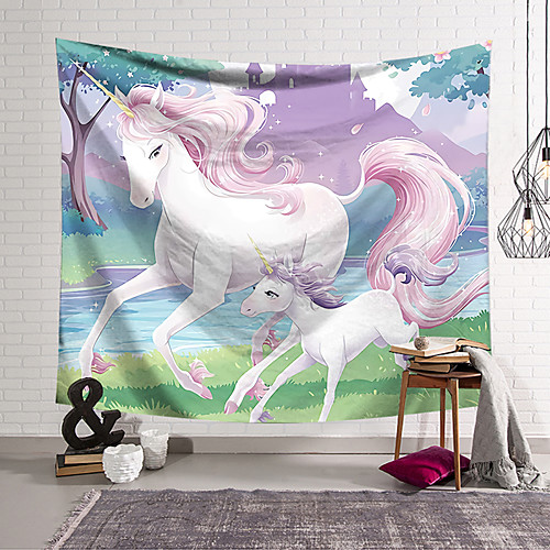 Wall Tapestry Art Decor Blanket Curtain Hanging Home Bedroom Living Room Decoration Polyester Pink Unicorn
Wall Tapestry Art Decor Blanket Curtain Hanging Home Bedroom Living Room Decoration Polyester Pink Unicorn