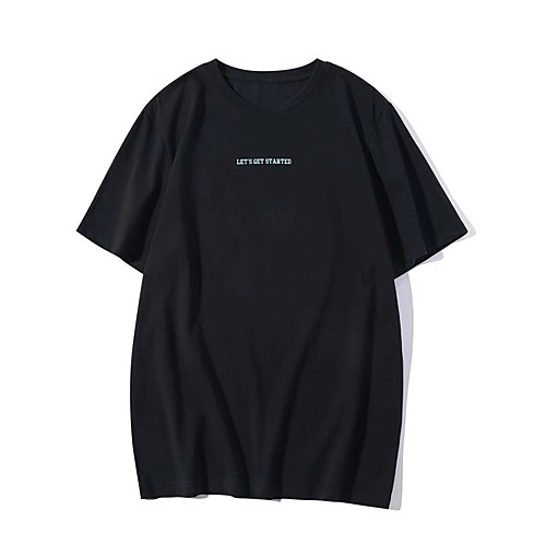 Men's T shirt Hot Stamping Scenery Letter Print Short Sleeve Casual Tops 100% Cotton Casual Fashion Black
Men's T shirt Hot Stamping Scenery Letter Print Short Sleeve Casual Tops 100% Cotton Casual Fashion Black