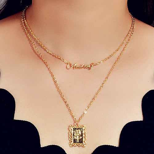 Women's Layered Necklace Flower Trendy Alloy Gold 42 cm Necklace Jewelry For Engagement
Women's Layered Necklace Flower Trendy Alloy Gold 42 cm Necklace Jewelry For Engagement