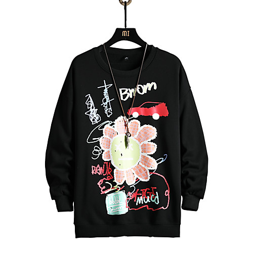 Men's Sweatshirt Pullover X Crew Neck Cartoon Letter & Number Sport Athleisure Sweatshirt Top Long Sleeve Warm Soft Comfortable Everyday Use Casual Daily
Men's Sweatshirt Pullover X Crew Neck Cartoon Letter & Number Sport Athleisure Sweatshirt Top Long Sleeve Warm Soft Comfortable Everyday Use Casual Daily
