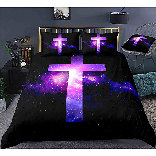Easter Cross 3-Piece Duvet Cover Set Hotel Bedding Sets Comforter Cover with Soft Lightweight Microfiber, Include 1 Duvet Cover, 2 Pillowcases for Double/Queen/King(1 Pillowcase for Twin/Single)
Easter Cross 3-Piece Duvet Cover Set Hotel Bedding Sets Comforter Cover with Soft Lightweight Microfiber, Include 1 Duvet Cover, 2 Pillowcases for Double/Queen/King(1 Pillowcase for Twin/Single)