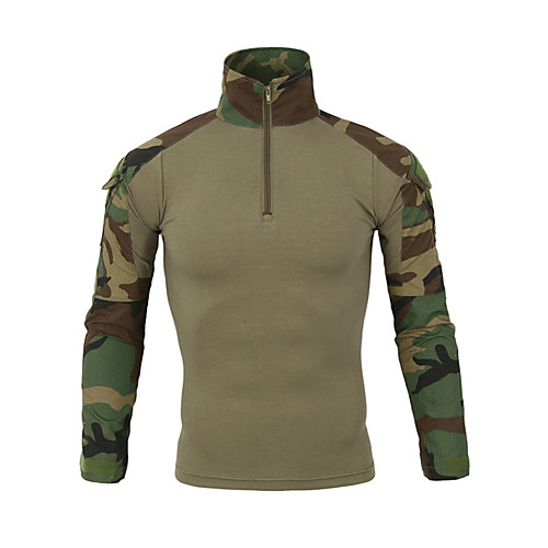 Men's Camouflage Hunting T-shirt Military Tactical Shirt Outdoor Breathable Wearproof Comfortable Fall Spring Solid Colored Camo Cotton Camouflage Blue Black Yellow
Men's Camouflage Hunting T-shirt Military Tactical Shirt Outdoor Breathable Wearproof Comfortable Fall Spring Solid Colored Camo Cotton Camouflage Blue Black Yellow
