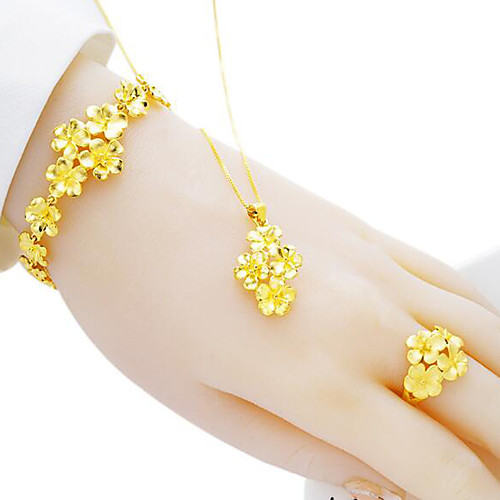 Women's Jewelry Set Bridal Jewelry Sets Cut Out Flower Precious Fashion Gold Plated Earrings Jewelry Gold For Christmas Wedding Party Evening Gift Engagement 1 set
Women's Jewelry Set Bridal Jewelry Sets Cut Out Flower Precious Fashion Gold Plated Earrings Jewelry Gold For Christmas Wedding Party Evening Gift Engagement 1 set
