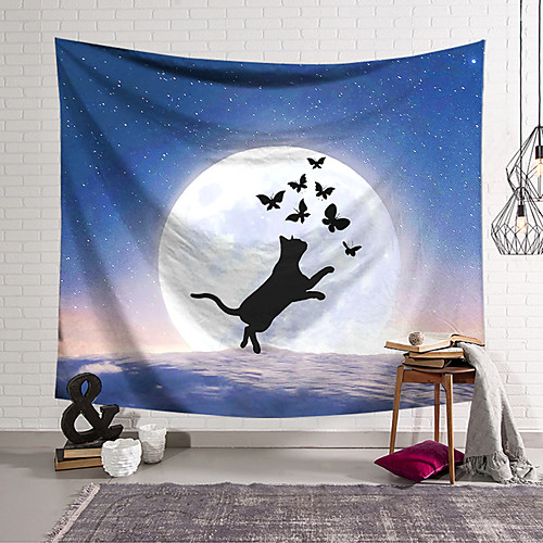 Wall Tapestry Art Decor Blanket Curtain Hanging Home Bedroom Living Room Decoration Polyester Cat Butterfly Starry Sky
Wall Tapestry Art Decor Blanket Curtain Hanging Home Bedroom Living Room Decoration Polyester Cat Butterfly Starry Sky