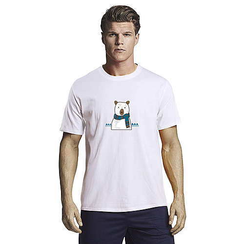 Men's T shirt Hot Stamping Graphic Prints Animal Short Sleeve Casual Tops 100% Cotton Fashion White Black Blue
Men's T shirt Hot Stamping Graphic Prints Animal Short Sleeve Casual Tops 100% Cotton Fashion White Black Blue