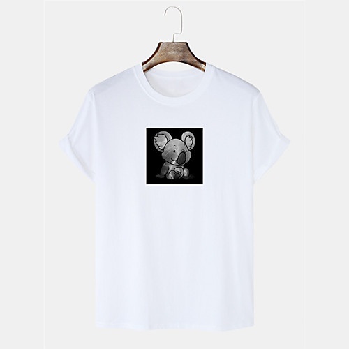 Men's T shirt Hot Stamping Graphic Prints Animal Short Sleeve Casual Tops 100% Cotton Fashion White Blue Yellow
Men's T shirt Hot Stamping Graphic Prints Animal Short Sleeve Casual Tops 100% Cotton Fashion White Blue Yellow