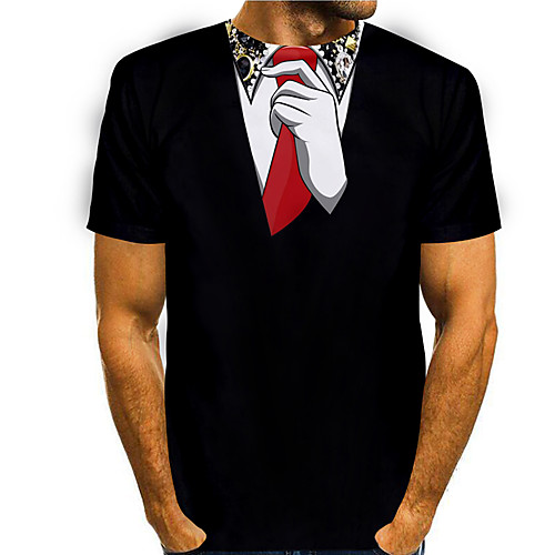 Men's T shirt 3D Print Cartoon 3D Print Short Sleeve Daily Tops Casual Fashion Black
Men's T shirt 3D Print Cartoon 3D Print Short Sleeve Daily Tops Casual Fashion Black