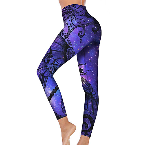 21Grams Women's High Waist Yoga Pants Cropped Leggings Tummy Control Butt Lift Breathable Purple Fitness Gym Workout Running Winter Sports Activewear High Elasticity
21Grams Women's High Waist Yoga Pants Cropped Leggings Tummy Control Butt Lift Breathable Purple Fitness Gym Workout Running Winter Sports Activewear High Elasticity