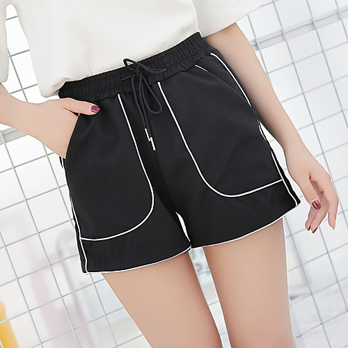 Women's Simple Classic Style Comfort Going out Weekend Shorts Pants Plain Short Drawstring Pocket White Black Red
Women's Simple Classic Style Comfort Going out Weekend Shorts Pants Plain Short Drawstring Pocket White Black Red
