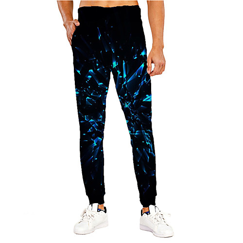 Men's 3D Print Sporty Breathable Quick Dry Sports Casual Holiday Pants Sweatpants Pants Graphic 3D Full Length Print Blue
Men's 3D Print Sporty Breathable Quick Dry Sports Casual Holiday Pants Sweatpants Pants Graphic 3D Full Length Print Blue