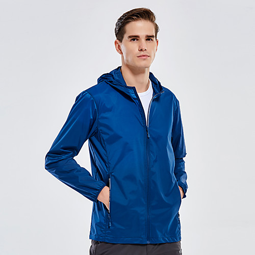 Men's Hiking Skin Jacket Hiking Windbreaker Outdoor Solid Color Packable Lightweight UV Sun Protection Breathable Outerwear Jacket Top Single Slider Hunting Fishing Climbing White Blue Grey Sky Blue
Men's Hiking Skin Jacket Hiking Windbreaker Outdoor Solid Color Packable Lightweight UV Sun Protection Breathable Outerwear Jacket Top Single Slider Hunting Fishing Climbing White Blue Grey Sky Blue