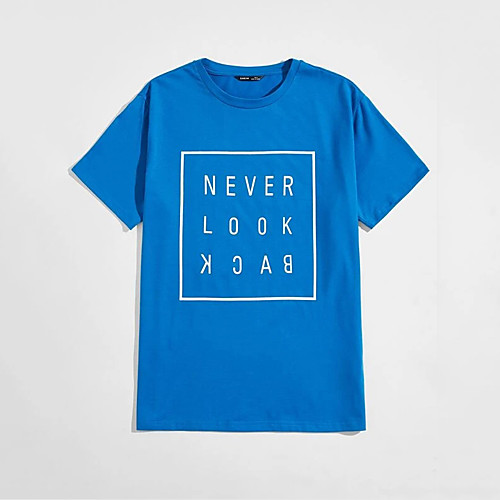Men's Unisex T shirt Hot Stamping Letter Plus Size Print Short Sleeve Casual Tops 100% Cotton Casual Fashion White Black Blue
Men's Unisex T shirt Hot Stamping Letter Plus Size Print Short Sleeve Casual Tops 100% Cotton Casual Fashion White Black Blue