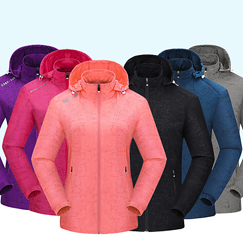 Women's Hiking Jacket Hiking Windbreaker Outdoor Solid Color Waterproof Lightweight Windproof Breathable Jacket Top Elastane Hunting Fishing Climbing Purple Pink Rose Red / Quick Dry
Women's Hiking Jacket Hiking Windbreaker Outdoor Solid Color Waterproof Lightweight Windproof Breathable Jacket Top Elastane Hunting Fishing Climbing Purple Pink Rose Red / Quick Dry
