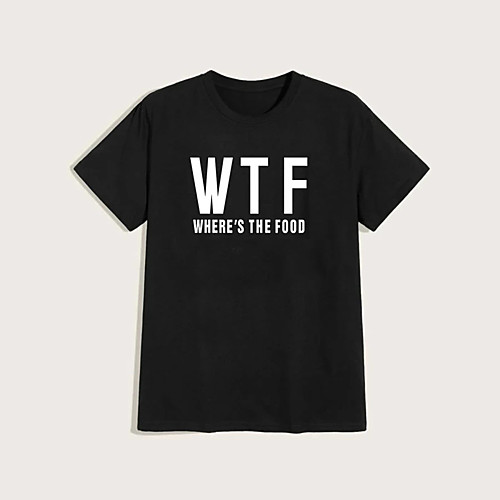 Men's Unisex T shirt Hot Stamping Letter Plus Size Print Short Sleeve Casual Tops 100% Cotton Casual Fashion Black
Men's Unisex T shirt Hot Stamping Letter Plus Size Print Short Sleeve Casual Tops 100% Cotton Casual Fashion Black
