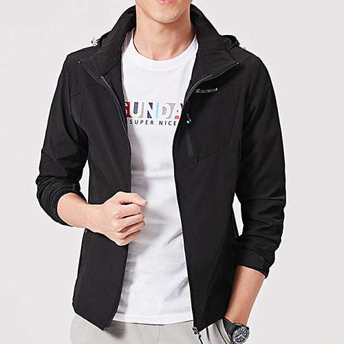 Men's Hiking Skin Jacket Hiking Windbreaker Outdoor Solid Color Packable Waterproof Lightweight UV Sun Protection Outerwear Jacket Top Elastane Full Length Visible Zipper Fishing Climbing Running
Men's Hiking Skin Jacket Hiking Windbreaker Outdoor Solid Color Packable Waterproof Lightweight UV Sun Protection Outerwear Jacket Top Elastane Full Length Visible Zipper Fishing Climbing Running