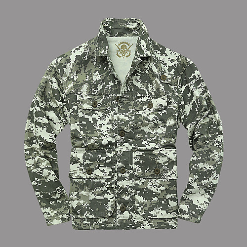 Men's Camouflage Hunting Jacket Camouflage Hunting T-shirt Military Tactical Shirt Outdoor Breathable Ventilation Wearable Outdoor Fall Spring Camo Cotton Forest Green Black Army Green 
Men's Camouflage Hunting Jacket Camouflage Hunting T-shirt Military Tactical Shirt Outdoor Breathable Ventilation Wearable Outdoor Fall Spring Camo Cotton Forest Green Black Army Green