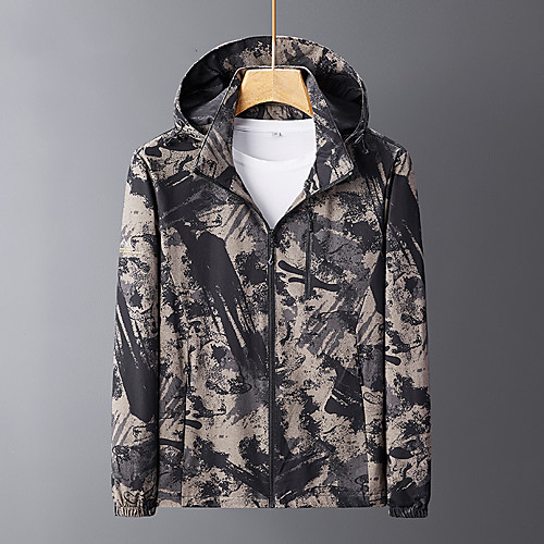 Men's Hiking Jacket Hiking Windbreaker Outdoor Camo Waterproof Lightweight Windproof Breathable Jacket Top Fishing Climbing Running Black Blue Green / Quick Dry
Men's Hiking Jacket Hiking Windbreaker Outdoor Camo Waterproof Lightweight Windproof Breathable Jacket Top Fishing Climbing Running Black Blue Green / Quick Dry