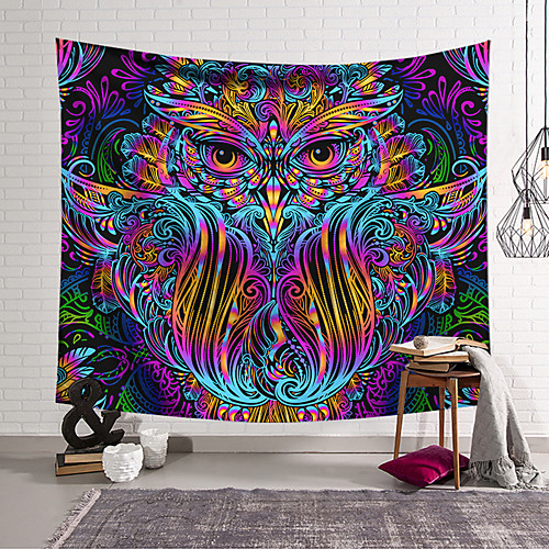 Wall Tapestry Art Decor Blanket Curtain Hanging Home Bedroom Living Room Decoration Polyester Color Owl
Wall Tapestry Art Decor Blanket Curtain Hanging Home Bedroom Living Room Decoration Polyester Color Owl
