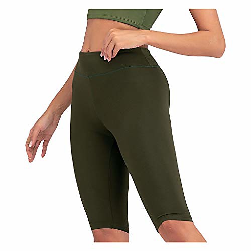 Women's High Waist Yoga Short Leggings Abdomen Control Training Running Yoga Pants(A Army Green,S)
Women's High Waist Yoga Short Leggings Abdomen Control Training Running Yoga Pants(A Army Green,S)