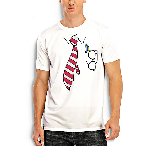 Men's T shirt 3D Print 3D Cartoon 3D Print Short Sleeve Daily Tops Casual Fashion White
Men's T shirt 3D Print 3D Cartoon 3D Print Short Sleeve Daily Tops Casual Fashion White
