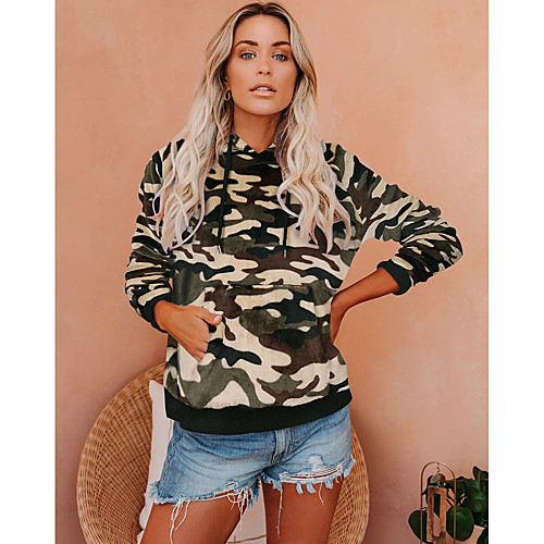 Women's Pullover Hoodie Sweatshirt Plaid Checkered Camo Leopard Daily Other Prints Basic Casual Hoodies Sweatshirts Red Khaki Rainbow
Women's Pullover Hoodie Sweatshirt Plaid Checkered Camo Leopard Daily Other Prints Basic Casual Hoodies Sweatshirts Red Khaki Rainbow