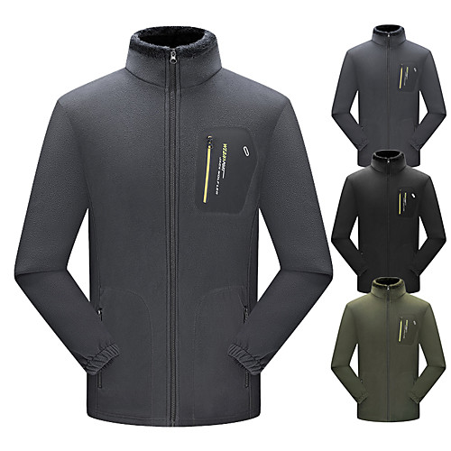 Men's Hiking Windbreaker Hiking Fleece Jacket Winter Outdoor Solid Color Anti-Slip Lightweight Windproof Breathable Jacket Winter Jacket Top Fleece Single Slider Hunting Climbing Camping / Hiking
Men's Hiking Windbreaker Hiking Fleece Jacket Winter Outdoor Solid Color Anti-Slip Lightweight Windproof Breathable Jacket Winter Jacket Top Fleece Single Slider Hunting Climbing Camping / Hiking