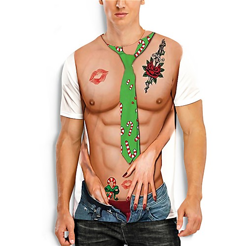 Men's T shirt 3D Print 3D Cartoon 3D Print Short Sleeve Daily Tops Casual Fashion White
Men's T shirt 3D Print 3D Cartoon 3D Print Short Sleeve Daily Tops Casual Fashion White