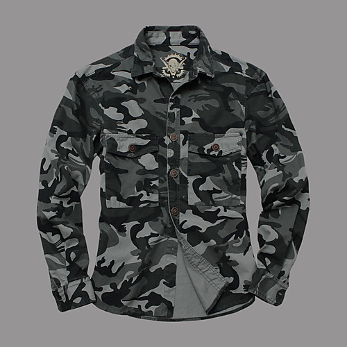 Men's Camouflage Hunting Jacket Camouflage Hunting T-shirt Military Tactical Shirt Outdoor Breathable Ventilation Wearable Outdoor Fall Spring Camo Cotton Black Army Green Camouflage
Men's Camouflage Hunting Jacket Camouflage Hunting T-shirt Military Tactical Shirt Outdoor Breathable Ventilation Wearable Outdoor Fall Spring Camo Cotton Black Army Green Camouflage
