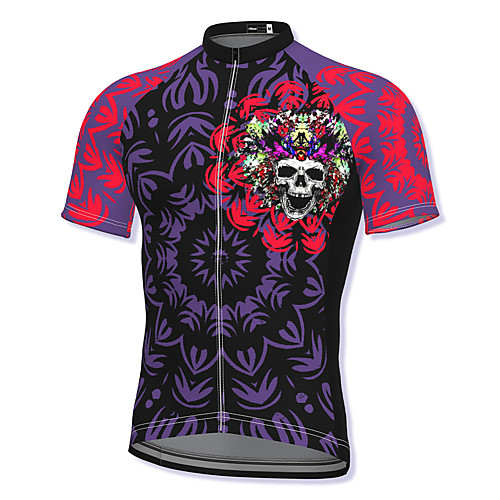 21Grams Men's Short Sleeve Cycling Jersey Spandex Purple Skull Bike Top Mountain Bike MTB Road Bike Cycling Breathable Quick Dry Sports Clothing Apparel / Athleisure
21Grams Men's Short Sleeve Cycling Jersey Spandex Purple Skull Bike Top Mountain Bike MTB Road Bike Cycling Breathable Quick Dry Sports Clothing Apparel / Athleisure