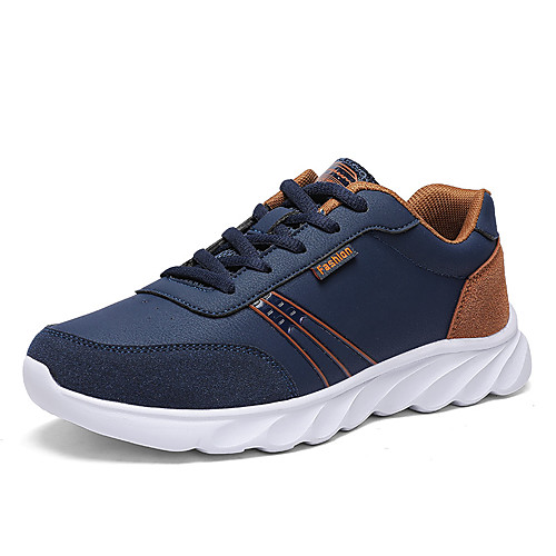 Men's Trainers Athletic Shoes Sporty Casual Athletic Outdoor Running Shoes Walking Shoes PU Wear Proof Black / Gold Black / Red Blue Color Block Fall Spring
Men's Trainers Athletic Shoes Sporty Casual Athletic Outdoor Running Shoes Walking Shoes PU Wear Proof Black / Gold Black / Red Blue Color Block Fall Spring