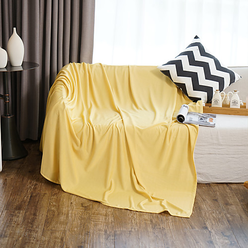 Soft Solid Color Throw Blankets Bed Couch Throws Sofa Chair Towel Multi-Function for Home Decor Office Travel
Soft Solid Color Throw Blankets Bed Couch Throws Sofa Chair Towel Multi-Function for Home Decor Office Travel