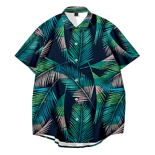 Men's Shirt 3D Print Plants Palm Leaf Button-Down 3D Print Short Sleeve Daily Tops Casual Fashion Hawaiian Red Yellow Army Green
Men's Shirt 3D Print Plants Palm Leaf Button-Down 3D Print Short Sleeve Daily Tops Casual Fashion Hawaiian Red Yellow Army Green
