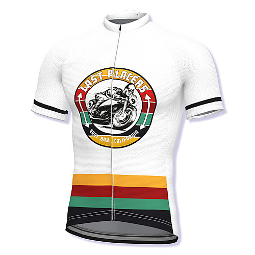 21Grams Men's Short Sleeve Cycling Jersey Spandex White Bike Top Mountain Bike MTB Road Bike Cycling Breathable Quick Dry Sports Clothing Apparel / Athleisure
21Grams Men's Short Sleeve Cycling Jersey Spandex White Bike Top Mountain Bike MTB Road Bike Cycling Breathable Quick Dry Sports Clothing Apparel / Athleisure