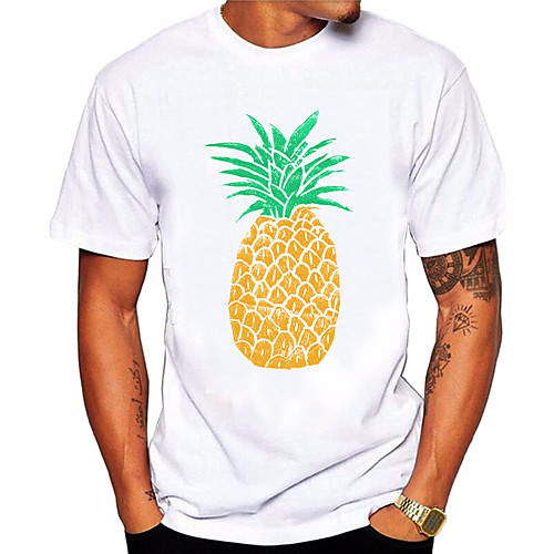 Men's Unisex T shirt Hot Stamping Fruit Plus Size Print Short Sleeve Daily Tops 100% Cotton Basic Casual White
Men's Unisex T shirt Hot Stamping Fruit Plus Size Print Short Sleeve Daily Tops 100% Cotton Basic Casual White