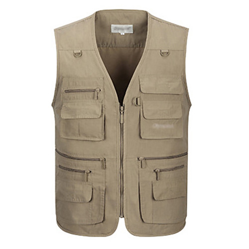 Men's Hiking Vest / Gilet Fishing Vest Sleeveless Vest / Gilet Top Outdoor Lightweight Breathable Quick Dry Sweat wicking Summer Nylon Solid Color Dark Grey Army Green Grey Fishing Climbing Running
Men's Hiking Vest / Gilet Fishing Vest Sleeveless Vest / Gilet Top Outdoor Lightweight Breathable Quick Dry Sweat wicking Summer Nylon Solid Color Dark Grey Army Green Grey Fishing Climbing Running