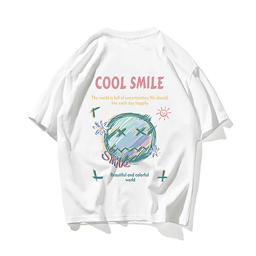 Men's T shirt Hot Stamping Cartoon Print Short Sleeve Daily Tops 100% Cotton Basic Casual White Black
Men's T shirt Hot Stamping Cartoon Print Short Sleeve Daily Tops 100% Cotton Basic Casual White Black