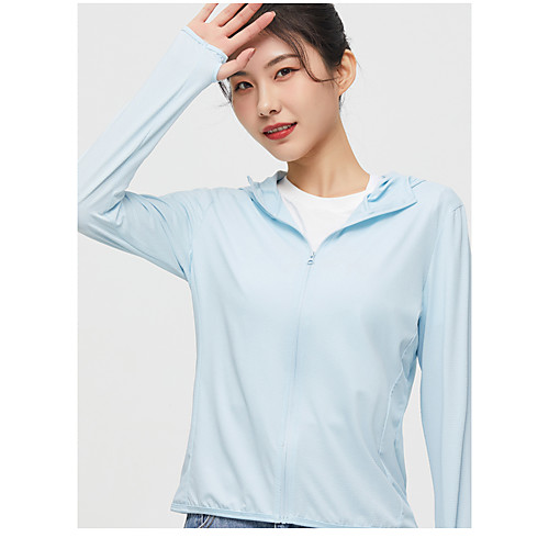 Women's Hiking Skin Jacket Hiking Windbreaker Outdoor Solid Color Packable Lightweight UV Sun Protection Windproof Outerwear Jacket Top Hunting Fishing Climbing White Pink Grey Light Blue / Quick Dry
Women's Hiking Skin Jacket Hiking Windbreaker Outdoor Solid Color Packable Lightweight UV Sun Protection Windproof Outerwear Jacket Top Hunting Fishing Climbing White Pink Grey Light Blue / Quick Dry