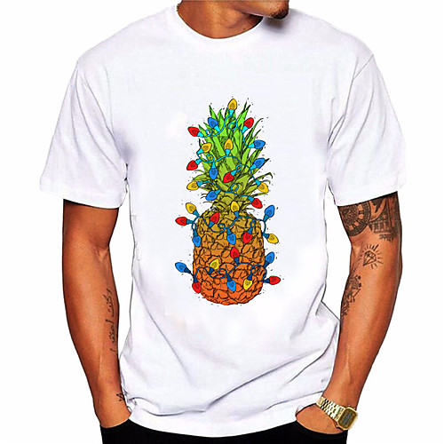 Men's Unisex T shirt Hot Stamping Fruit Plus Size Print Short Sleeve Daily Tops 100% Cotton Basic Casual White
Men's Unisex T shirt Hot Stamping Fruit Plus Size Print Short Sleeve Daily Tops 100% Cotton Basic Casual White