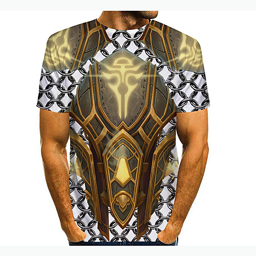Men's T shirt 3D Print Cartoon 3D 3D Print Short Sleeve Daily Tops Casual Fashion Yellow
Men's T shirt 3D Print Cartoon 3D 3D Print Short Sleeve Daily Tops Casual Fashion Yellow