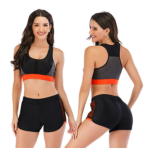 Women's Tankini Two Piece Swimsuit Swimwear Breathable Quick Dry Sleeveless 2 Piece - Swimming Surfing Water Sports Patchwork Autumn / Fall Spring Summer
Women's Tankini Two Piece Swimsuit Swimwear Breathable Quick Dry Sleeveless 2 Piece - Swimming Surfing Water Sports Patchwork Autumn / Fall Spring Summer