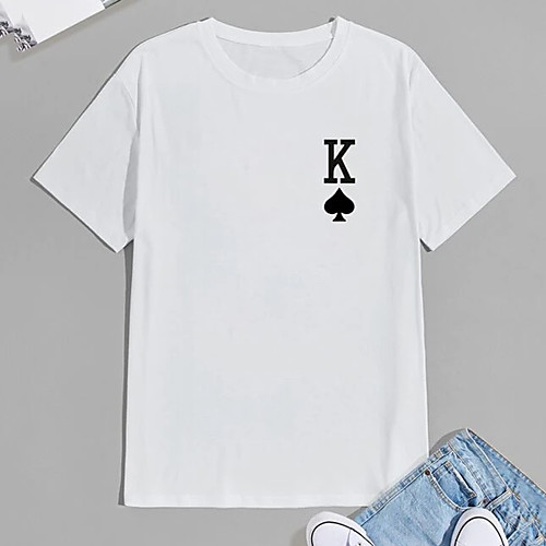 Men's T shirt Hot Stamping Letter Print Short Sleeve Casual Tops 100% Cotton Casual Fashion White Black
Men's T shirt Hot Stamping Letter Print Short Sleeve Casual Tops 100% Cotton Casual Fashion White Black