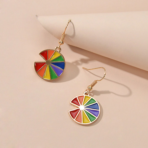 Women's Drop Earrings Geometrical Sweet Earrings Jewelry Rainbow color For Date Festival
Women's Drop Earrings Geometrical Sweet Earrings Jewelry Rainbow color For Date Festival